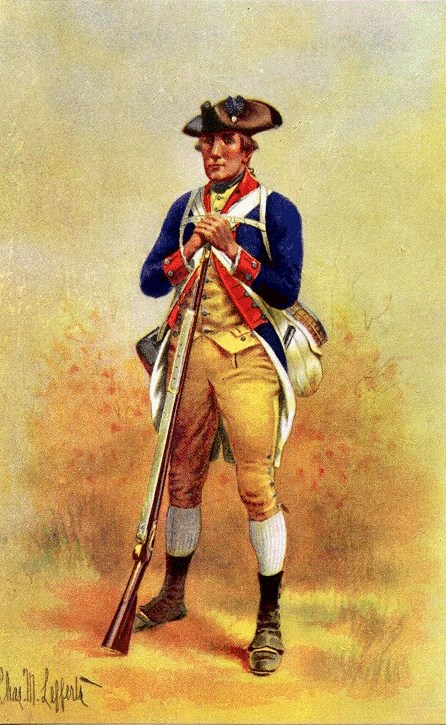 colonial uniforms revolutionary war
